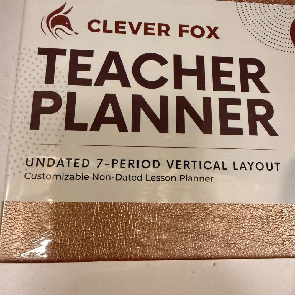 Clever Fox Teacher Planner Brand New